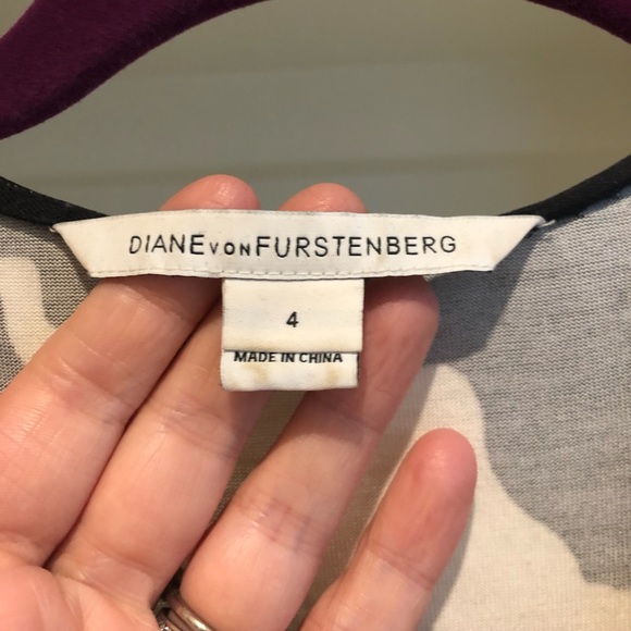 Diane Avon Furstenberg dress - 100% silk - size 4 - - Picture 5 of 8